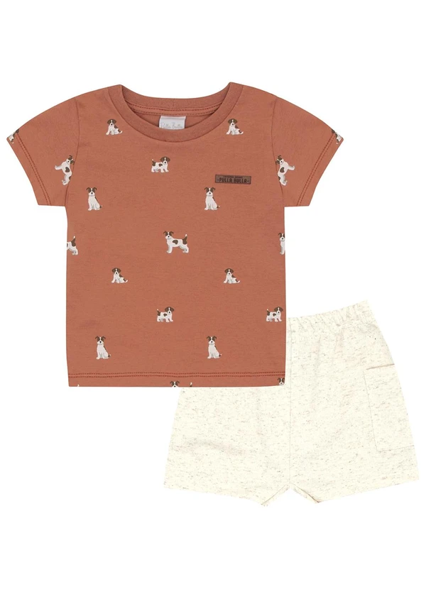 Pulla Bulla - Conjunto Meia Malha Laranja