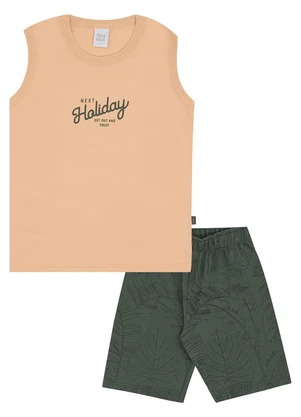 Pulla Bulla - Conjunto Meia Malha Laranja - PULLA BULLA