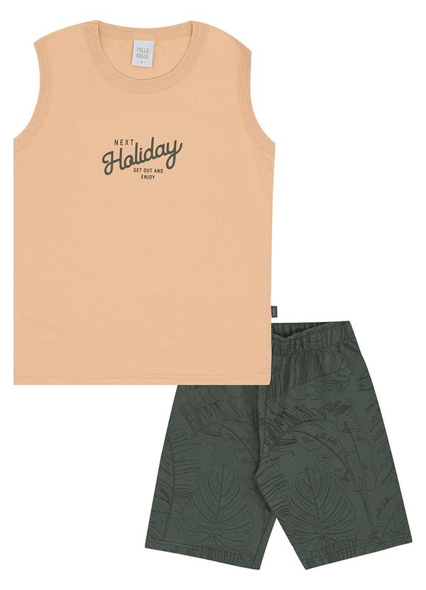 Pulla Bulla - Conjunto Meia Malha Laranja