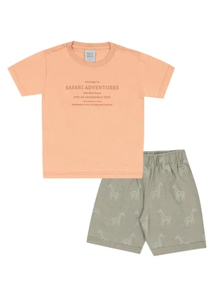 Pulla Bulla - Conjunto Meia Malha Laranja - PULLA BULLA