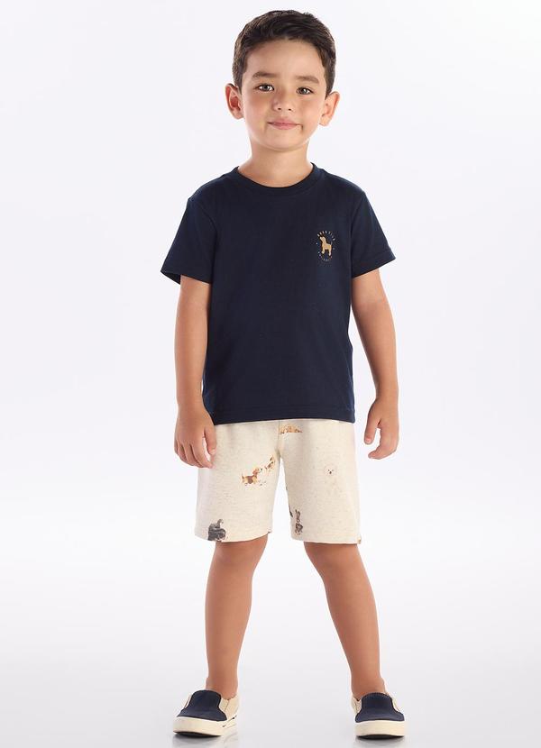 Pulla Bulla - Conjunto Meia Malha Marinho