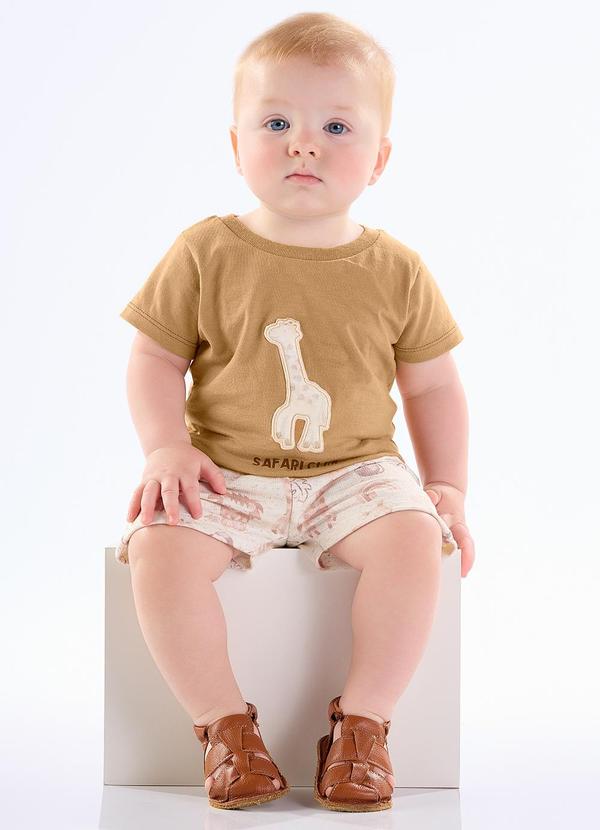 Pulla Bulla - Conjunto Meia Malha Marrom