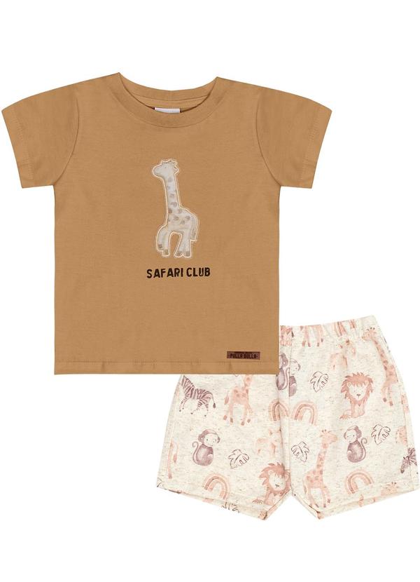 Pulla Bulla - Conjunto Meia Malha Marrom 2