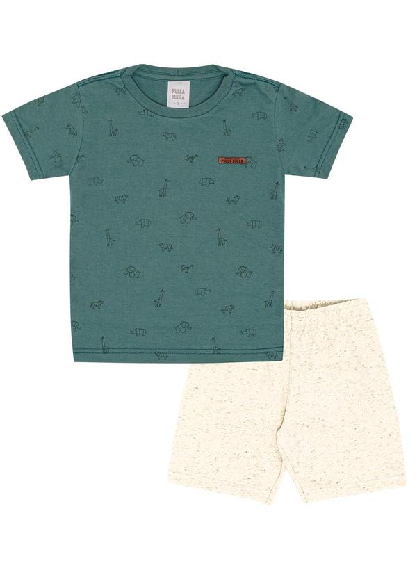 Pulla Bulla - Conjunto Meia Malha Verde