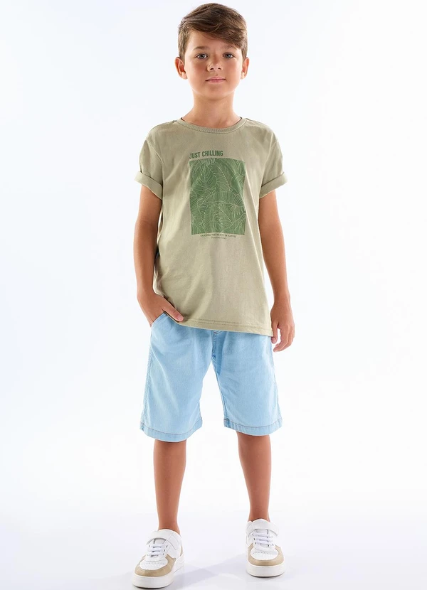 Pulla Bulla - Conjunto Meia Malha Verde