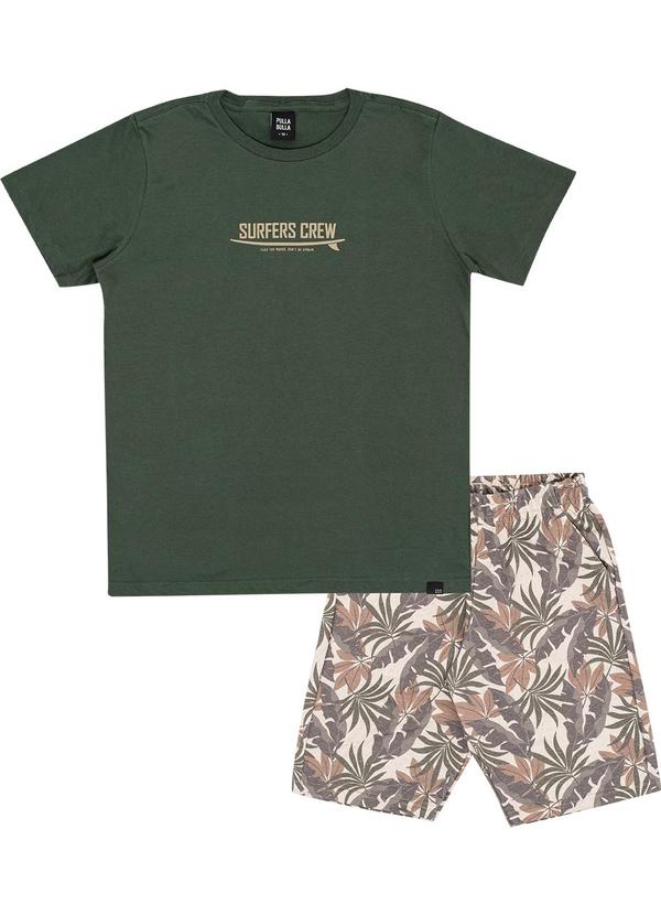 Pulla Bulla - Conjunto Meia Malha Verde