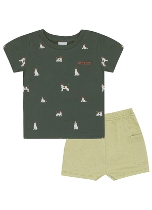 Pulla Bulla - Conjunto Meia Malha Verde - PULLA BULLA