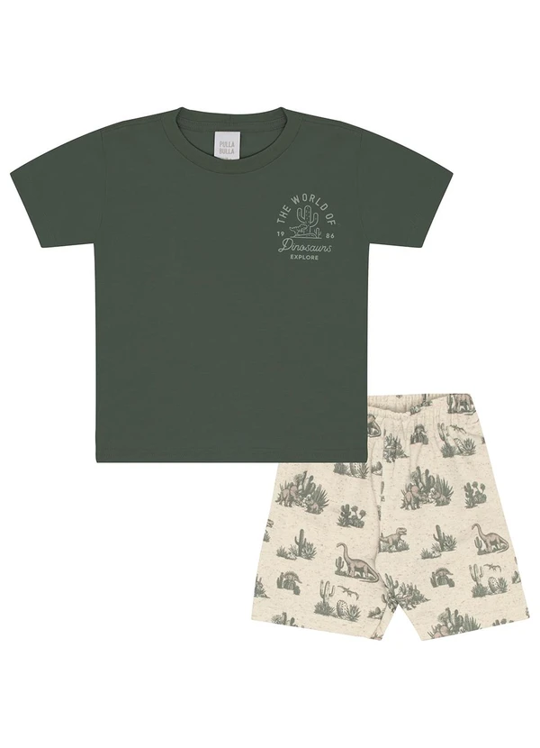 Pulla Bulla - Conjunto Meia Malha Verde 1