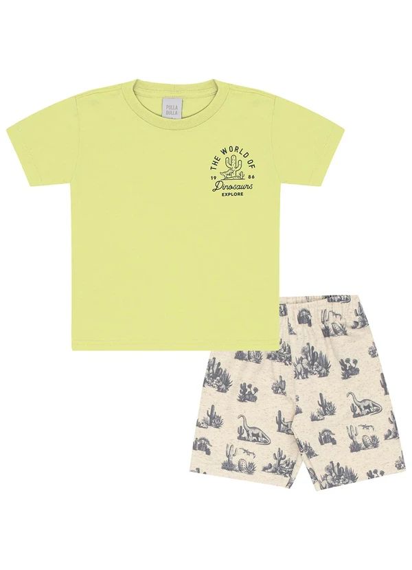 Pulla Bulla - Conjunto Meia Malha Verde