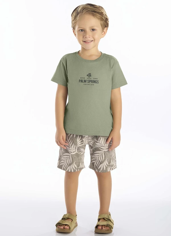 Pulla Bulla - Conjunto Meia Malha Verde