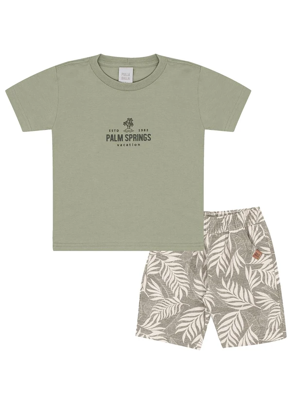 Pulla Bulla - Conjunto Meia Malha Verde 2