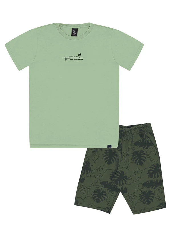 Pulla Bulla - Conjunto Meia Malha Verde 1