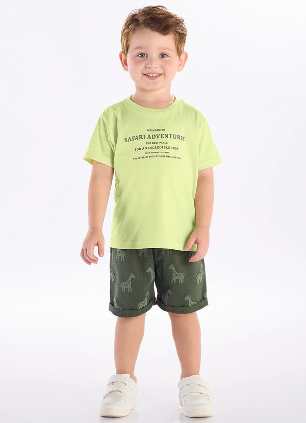 Pulla Bulla - Conjunto Meia Malha Verde