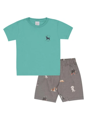 Pulla Bulla - Conjunto Meia Malha Verde - PULLA BULLA