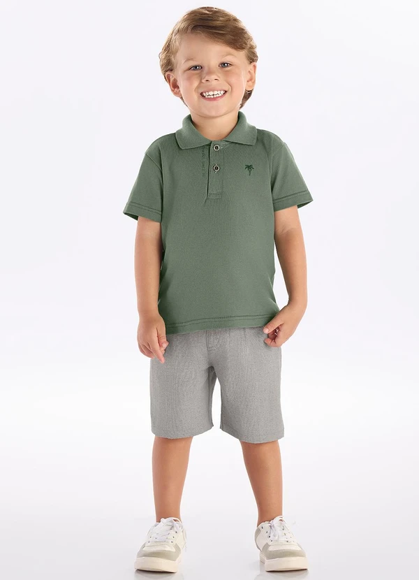 Pulla Bulla - Conjunto Meia Malha Verde