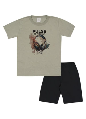 Pulla Bulla - Conjunto Meia Malha Verde - PULLA BULLA