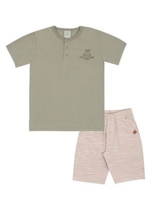 Pulla Bulla - Conjunto Meia Malha Verde - PULLA BULLA