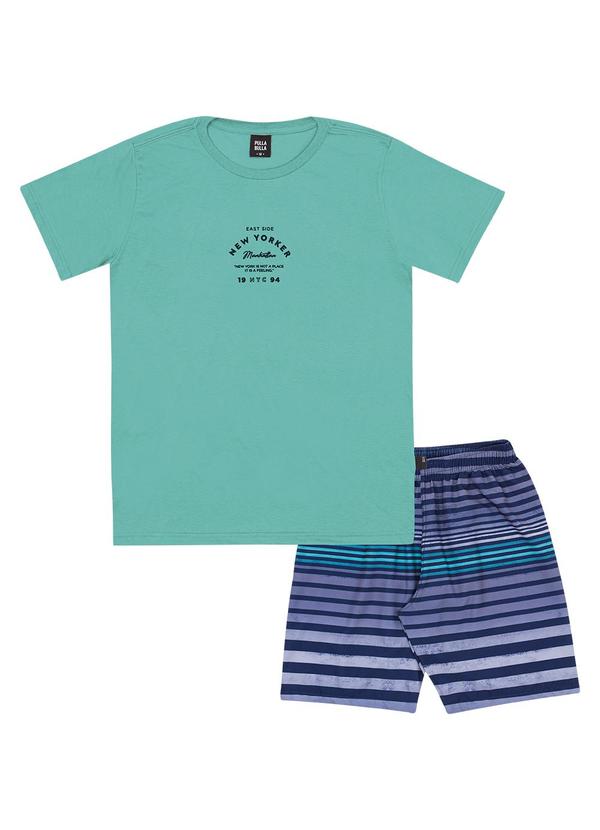 Pulla Bulla - Conjunto Meia Malha Verde 1