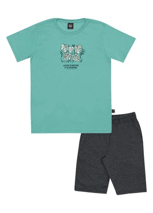 Pulla Bulla - Conjunto Meia Malha Verde - PULLA BULLA