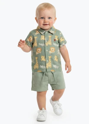Pulla Bulla - Conjunto Meia Malha Verde - PULLA BULLA