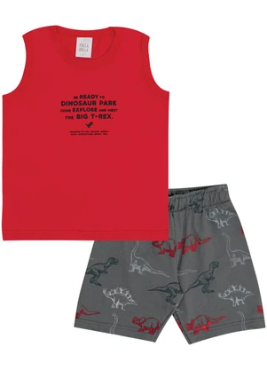 Pulla Bulla - Conjunto Meia Malha Vermelho - PULLA BULLA