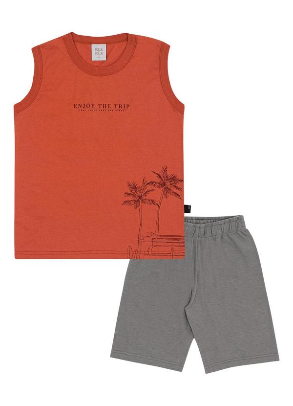Pulla Bulla - Conjunto Meia Malha Vermelho
