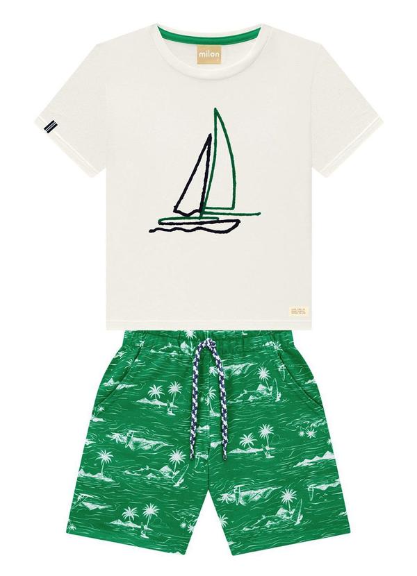 Milon - Conjunto Menino Barco Off White 2