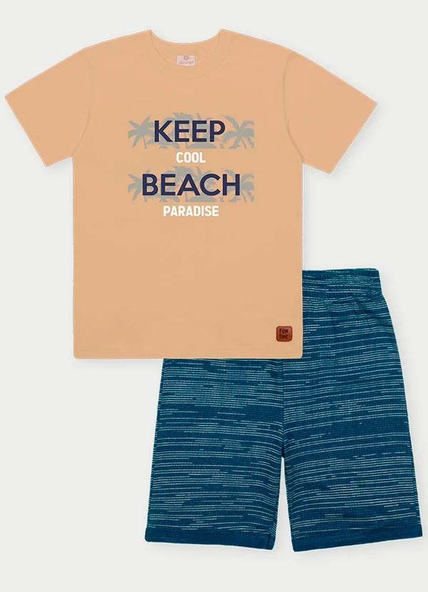 Abrange - Conjunto Menino Beach Bege
