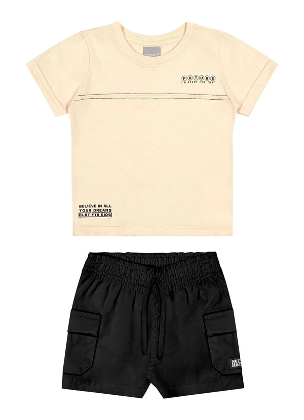 Colorittá - Conjunto Menino Bolsos Utilitários Amarelo 2