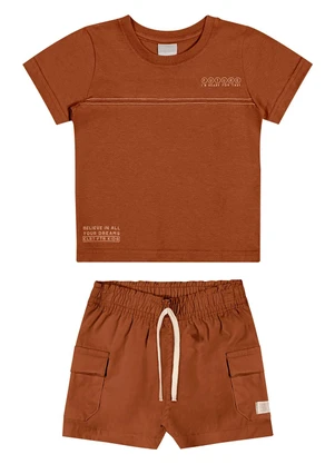 Colorittá - Conjunto Menino Bolsos Utilitários Marrom - COLORITTÁ