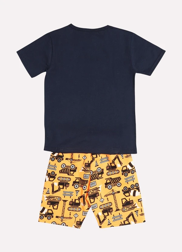 Kyly - Conjunto Menino Cachorrinho Azul Marinho 3