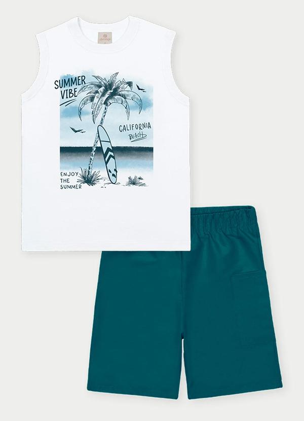 Abrange - Conjunto Menino California Branco