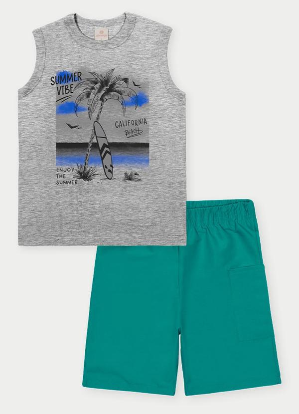 Abrange - Conjunto Menino California Cinza