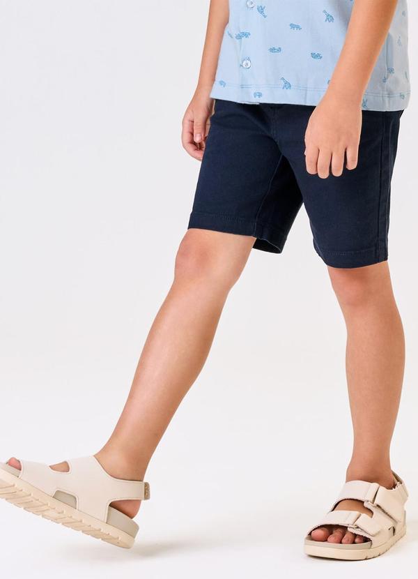 Trick Nick - Conjunto Menino Camisa com Bermuda Azul 5