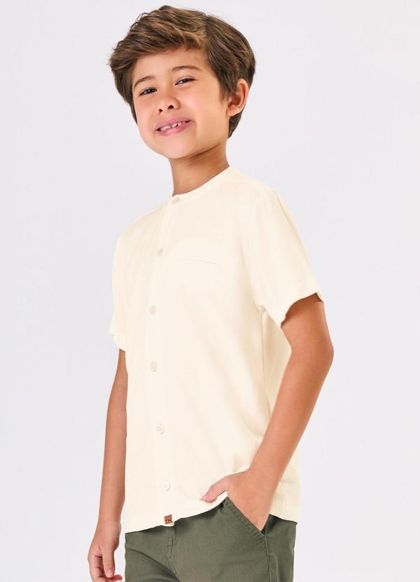 Trick Nick - Conjunto Menino Camisa com Bermuda Bege 4