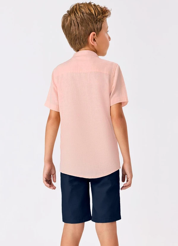 Trick Nick - Conjunto Menino Camisa com Bermuda Rosa 2