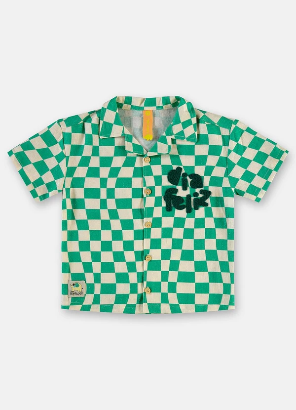 Três e Já - Conjunto Menino Camisa e Bermuda Branco 4