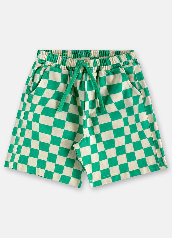 Três e Já - Conjunto Menino Camisa e Bermuda Branco 5