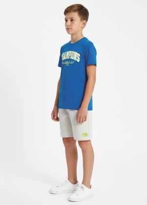 Multimarcas - Conjunto Menino Camiseta e Bermuda Azul - MULTIMARCAS