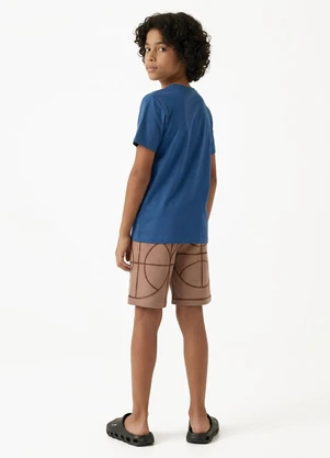 Fakini - Conjunto Menino Camiseta e Bermuda Azul - FAKINI