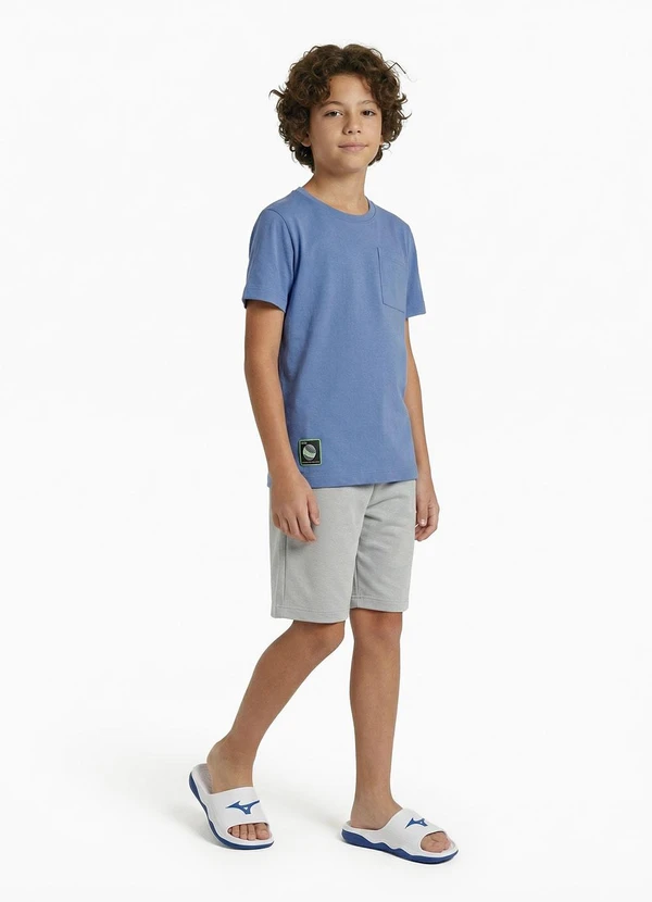 Fakini - Conjunto Menino Camiseta e Bermuda Azul