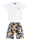 Guloseima - Conjunto Menino Camiseta e Bermuda Bege - variação: Bege