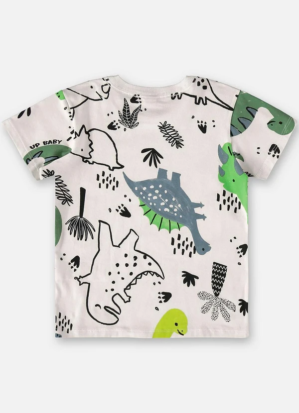 Up Baby - Conjunto Menino Camiseta e Bermuda Branco 4