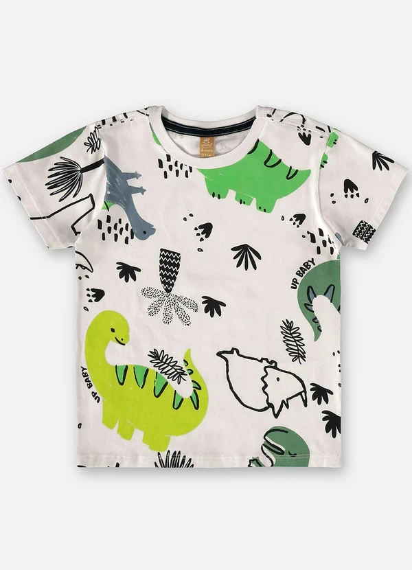 Up Baby - Conjunto Menino Camiseta e Bermuda Branco 5