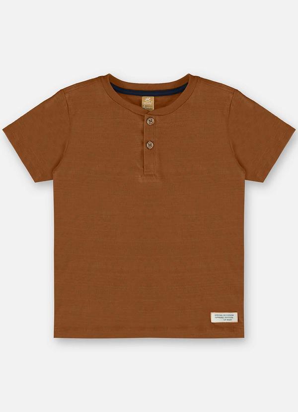 Up Baby - Conjunto Menino Camiseta e Bermuda Marrom 4