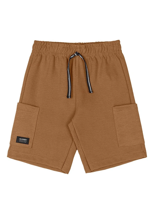 Quimby - Conjunto Menino Camiseta e Bermuda Bege 4