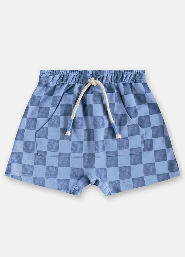 Três e Já - Conjunto Menino Camiseta e Bermuda Azul 5