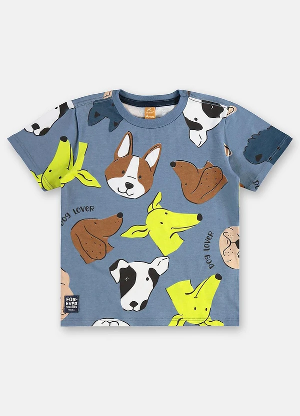 Up Baby - Conjunto Menino Camiseta e Bermuda Azul 3