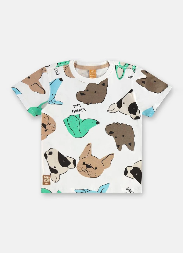 Up Baby - Conjunto Menino Camiseta e Bermuda Branco 3