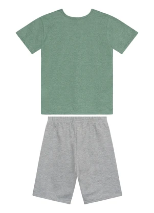 Guloseima - Conjunto Menino Camiseta e Bermuda Verde - GULOSEIMA